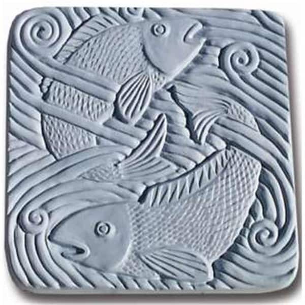 Garden Molds X-FIW8010 Fish in Water Stepping Stone Mold- Pack of 2 X-FIW8010 - main